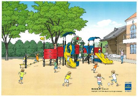 清浄院幼稚園に大型遊具誕生！！（今年5月頃予定）
